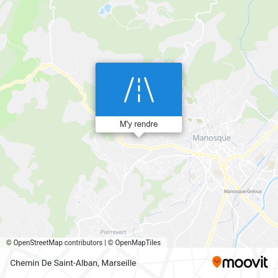 Chemin De Saint-Alban plan