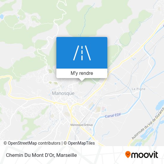 Chemin Du Mont D'Or plan