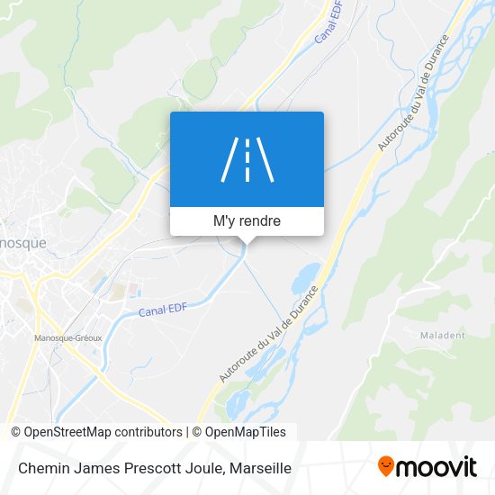 Chemin James Prescott Joule plan
