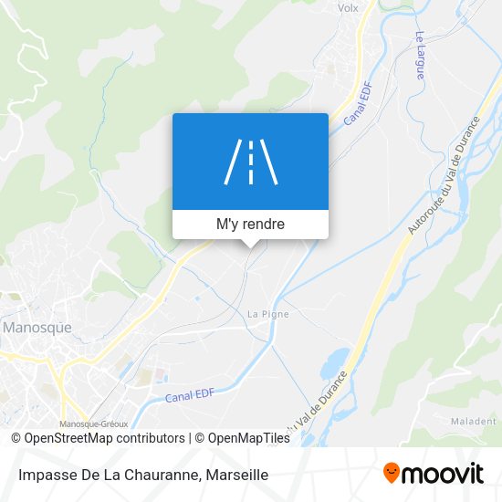 Impasse De La Chauranne plan