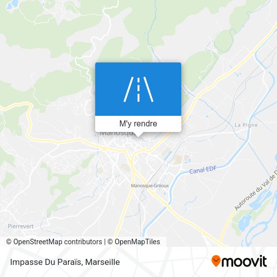Impasse Du Paraïs plan