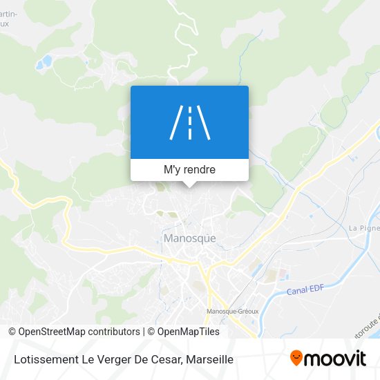 Lotissement Le Verger De Cesar plan