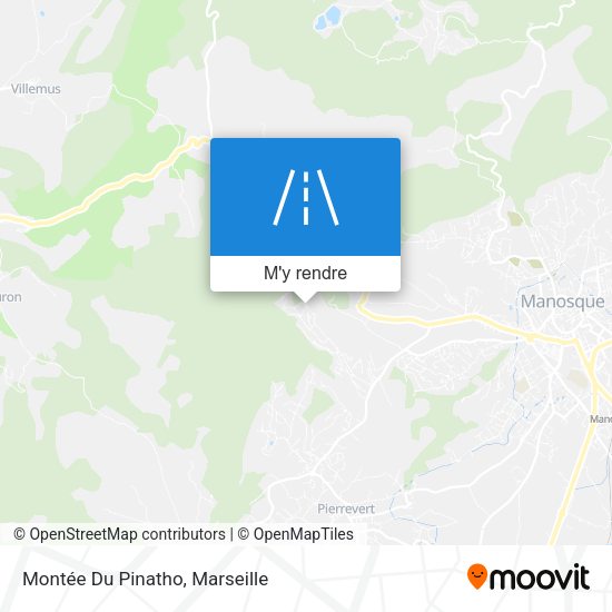 Montée Du Pinatho plan
