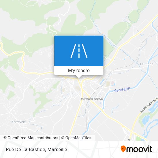 Rue De La Bastide plan
