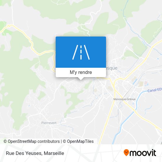 Rue Des Yeuses plan