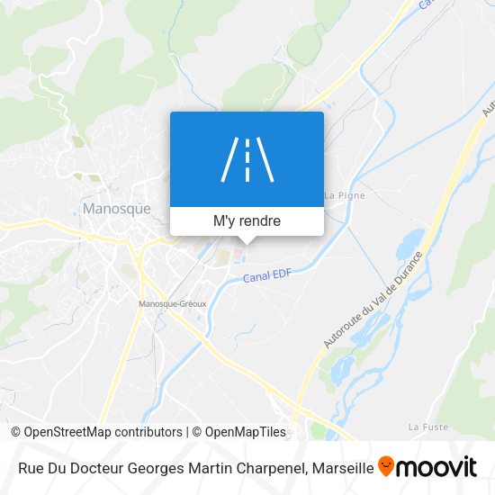 Rue Du Docteur Georges Martin Charpenel plan