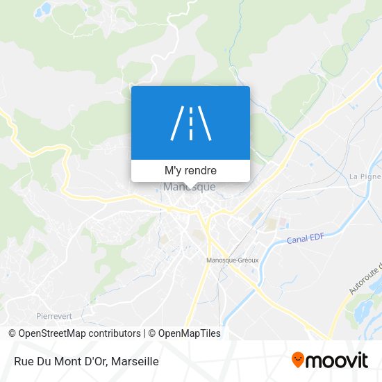 Rue Du Mont D'Or plan