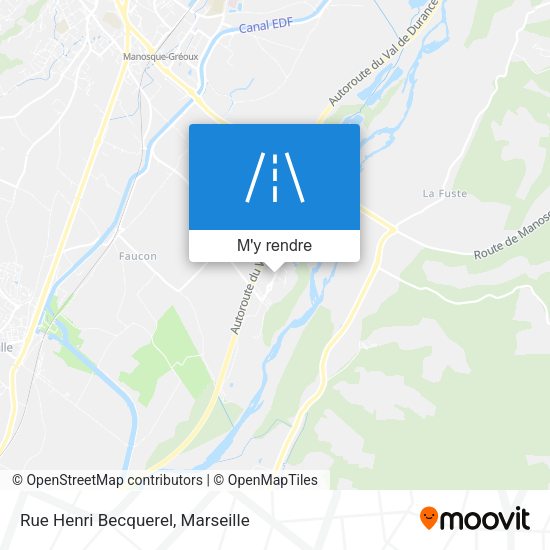 Rue Henri Becquerel plan