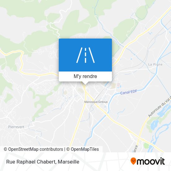 Rue Raphael Chabert plan