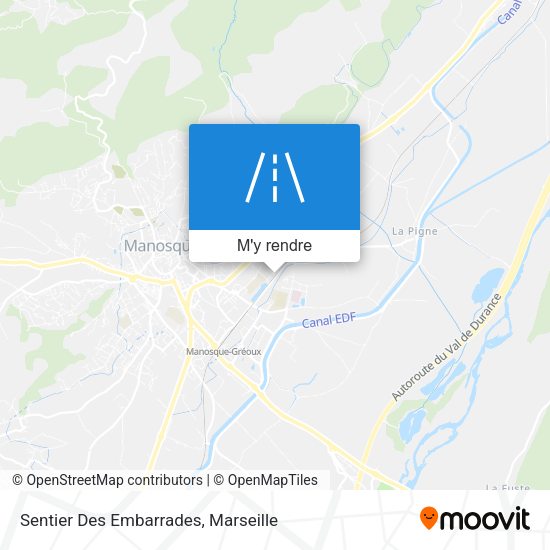 Sentier Des Embarrades plan