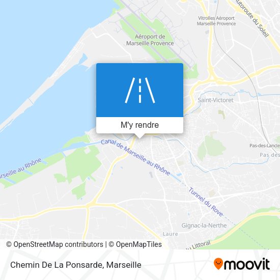 Chemin De La Ponsarde plan