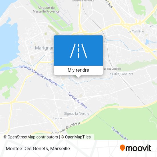 Montée Des Genêts plan