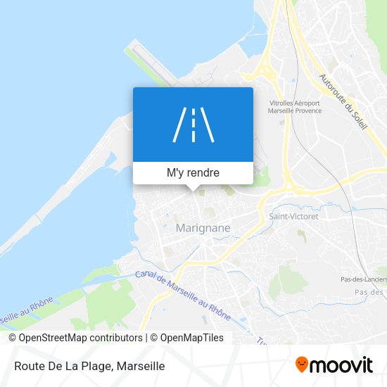Route De La Plage plan