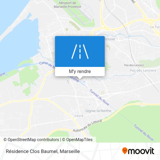 Résidence Clos Baumel plan