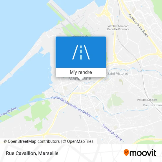 Rue Cavaillon plan