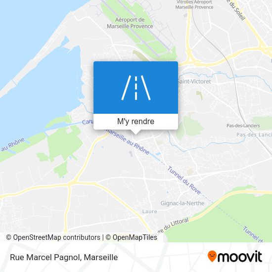 Rue Marcel Pagnol plan