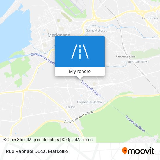 Rue Raphaël Duca plan