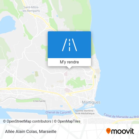 Allée Alain Colas plan