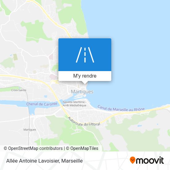 Allée Antoine Lavoisier plan