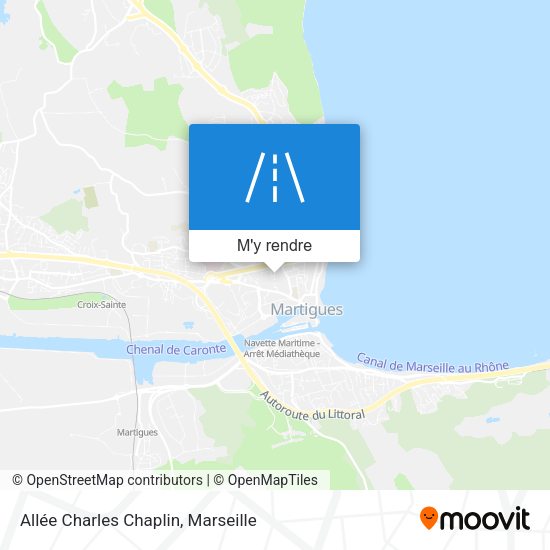 Allée Charles Chaplin plan