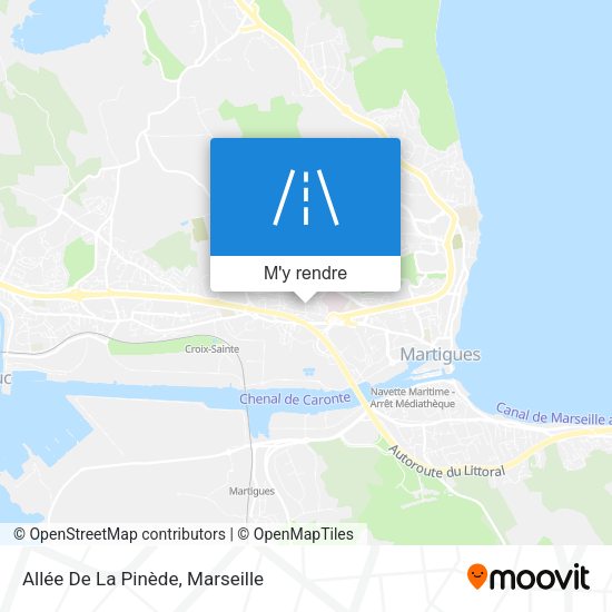 Allée De La Pinède plan