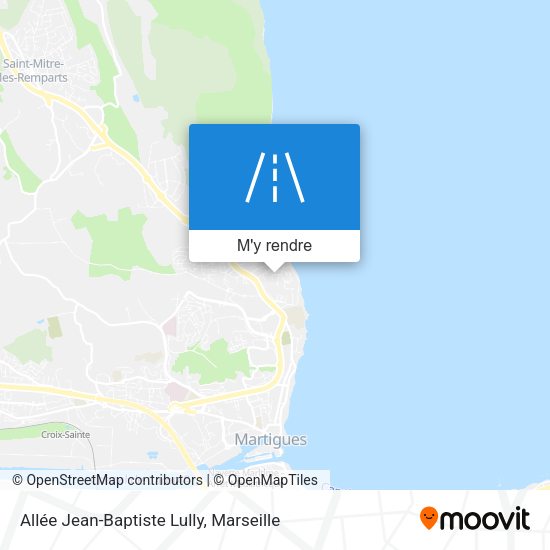 Allée Jean-Baptiste Lully plan