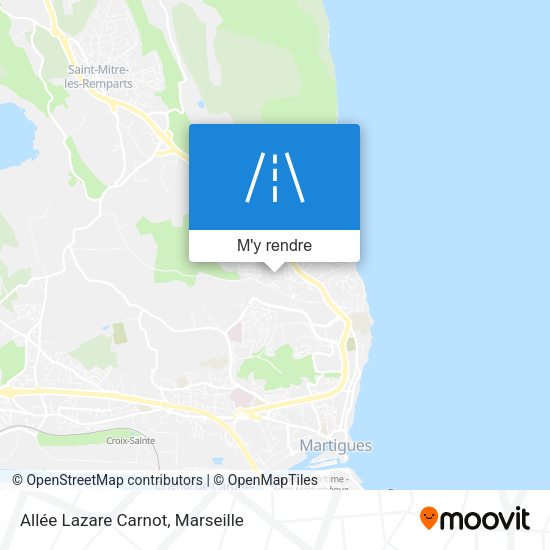 Allée Lazare Carnot plan