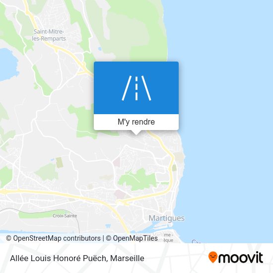 Allée Louis Honoré Puëch plan