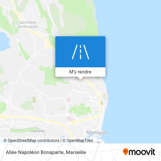 Allée Napoléon Bonaparte plan