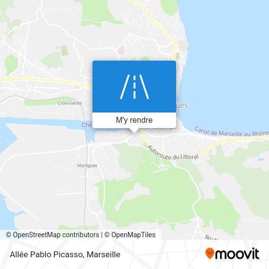 Allée Pablo Picasso plan