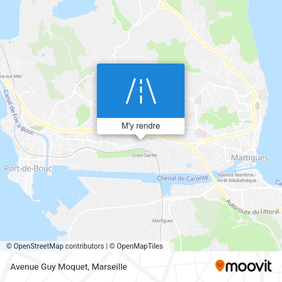 Avenue Guy Moquet plan