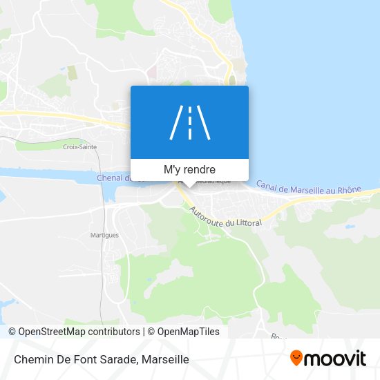 Chemin De Font Sarade plan