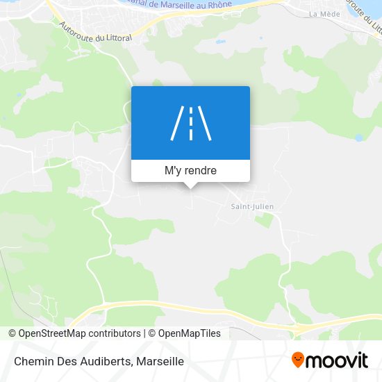 Chemin Des Audiberts plan