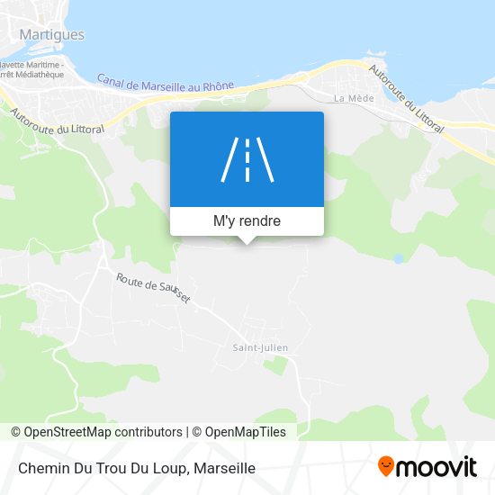 Chemin Du Trou Du Loup plan