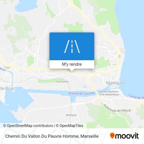 Chemin Du Vallon Du Pauvre Homme plan