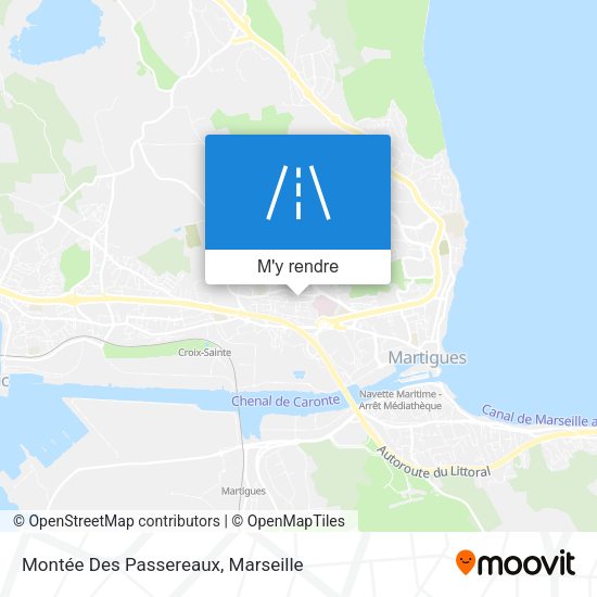 Montée Des Passereaux plan