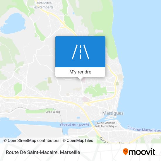 Route De Saint-Macaire plan