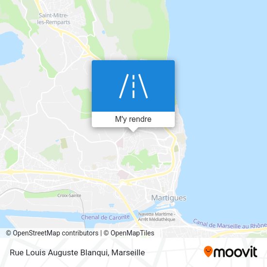 Rue Louis Auguste Blanqui plan