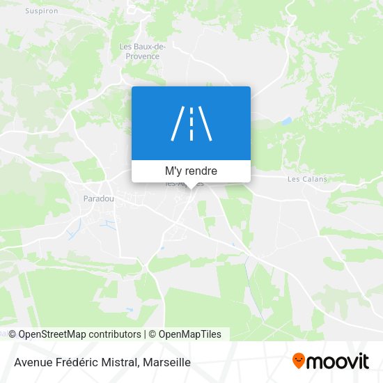 Avenue Frédéric Mistral plan