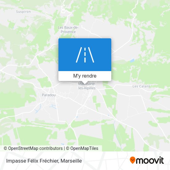 Impasse Félix Fréchier plan