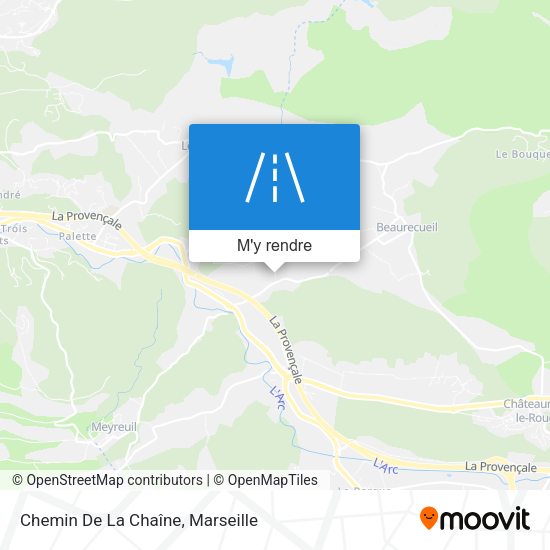 Chemin De La Chaîne plan