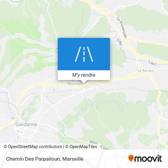 Chemin Des Parpailoun plan