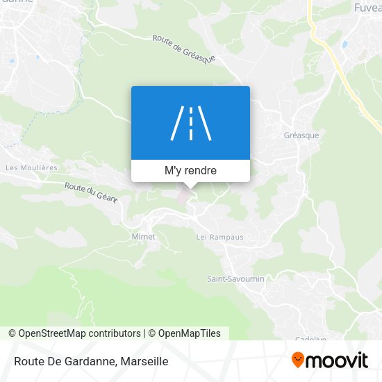 Route De Gardanne plan