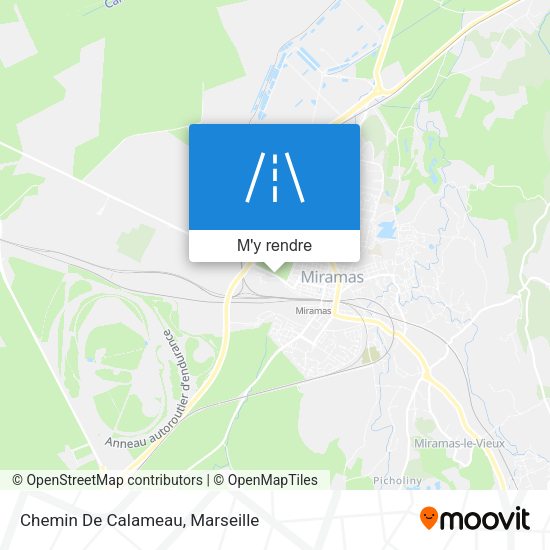 Chemin De Calameau plan
