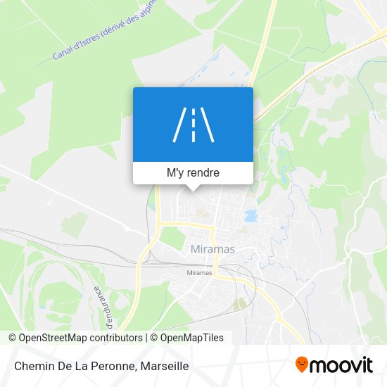 Chemin De La Peronne plan