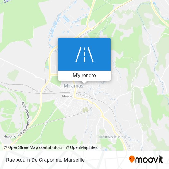 Rue Adam De Craponne plan