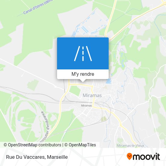 Rue Du Vaccares plan
