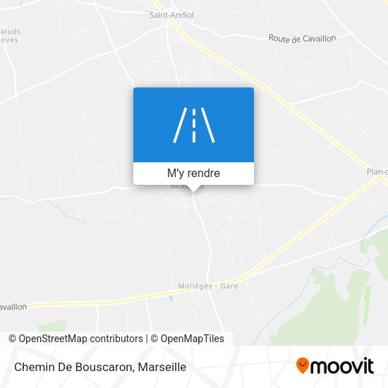 Chemin De Bouscaron plan