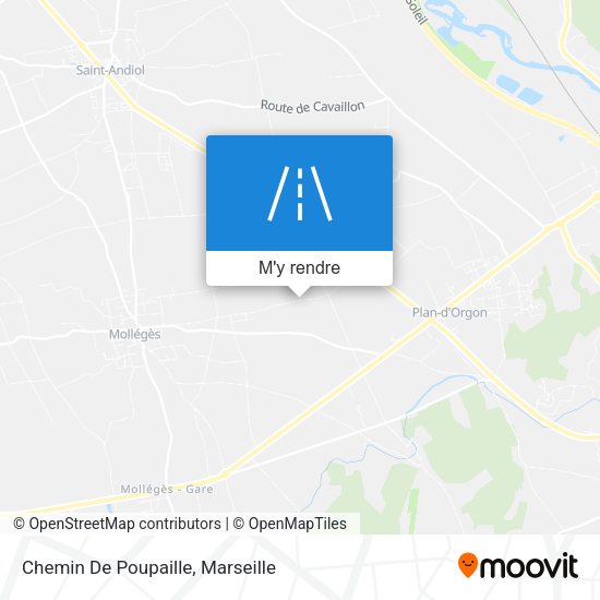 Chemin De Poupaille plan