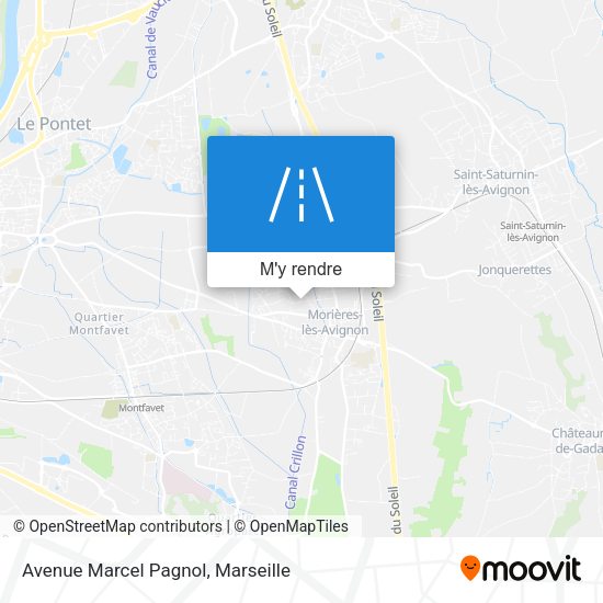 Avenue Marcel Pagnol plan